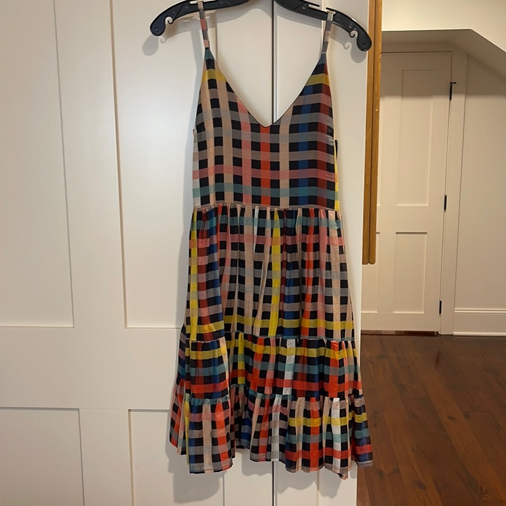 Carolina K size Small plaid short dress